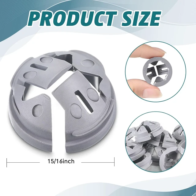 Alt view image 2 of 6 - 300 Pcs 3/8 in. - 1/2 in. Push in Cable Connector Bulk
