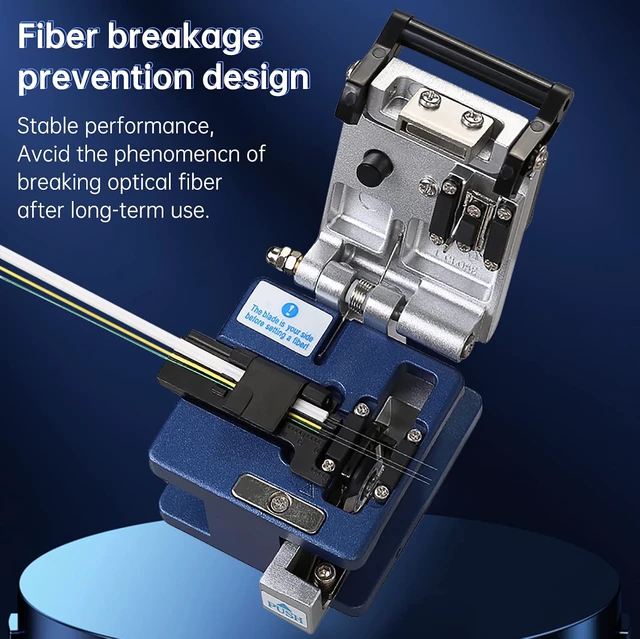 Alt view image 2 of 7 - (2-Pack FC-6S Optical Fiber Cleaver for 0.25mm, 0.9mm, 3.0mm Fiber Cable with 48000 Cleaves and 16 Position Blades Automatic Return Knife FTTH Tool