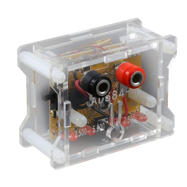 Alt view image 2 of 7 - AD584KH Voltage Reference Module, 4 Channel Calibration Board with Transparent Housing for Electronics Engineers and Hobbyists 92g