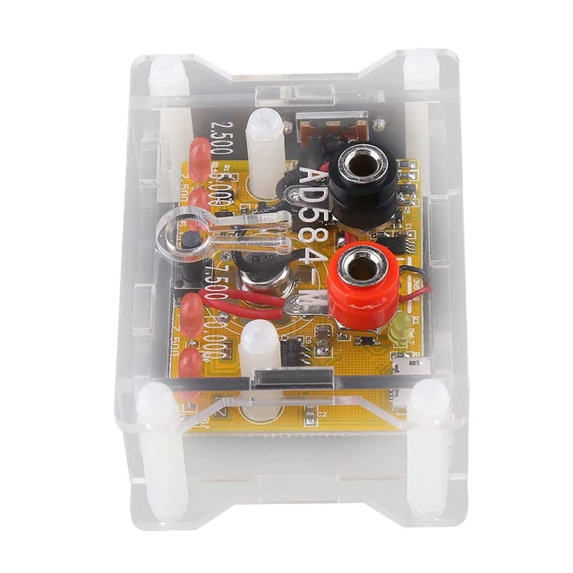 Alt view image 5 of 7 - AD584KH Voltage Reference Module, 4 Channel Calibration Board with Transparent Housing for Electronics Engineers and Hobbyists 92g