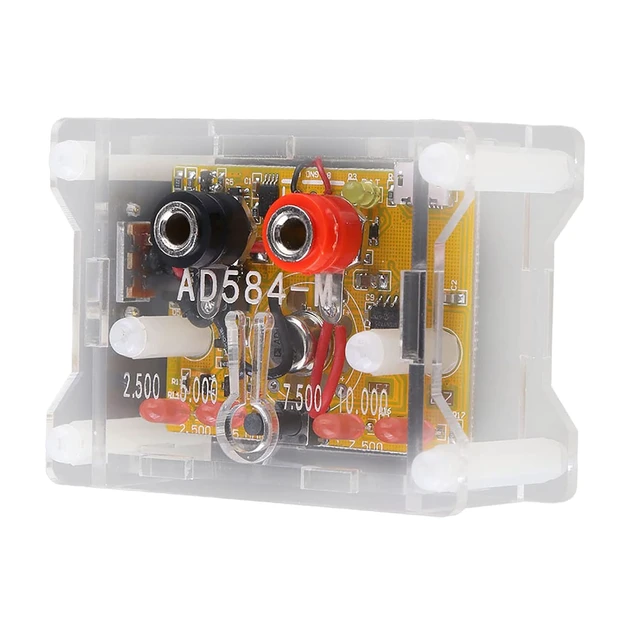 Alt view image 6 of 7 - AD584KH Voltage Reference Module, 4 Channel Calibration Board with Transparent Housing for Electronics Engineers and Hobbyists 92g