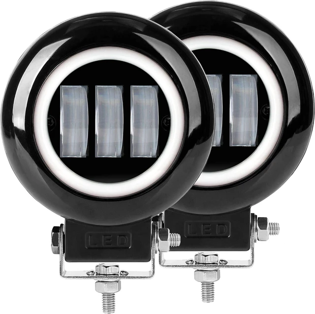 Main image of 5 Inch Round LED Fog Lights, 60W Off Road LED Pod Lights