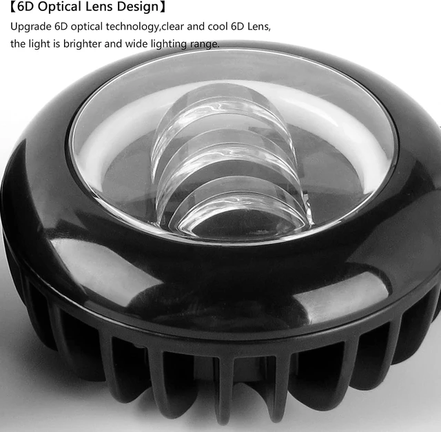 Alt view image 6 of 7 - 5 Inch Round LED Fog Lights, 60W Off Road LED Pod Lights