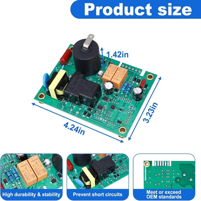 Alt view image 2 of 7 - 520820 RV Furnace Fan Control Ignition Circuit Board