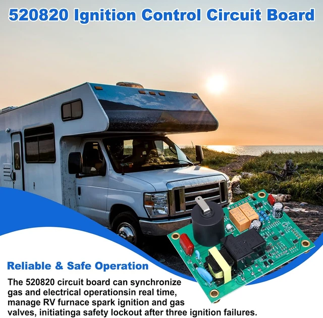 Alt view image 6 of 7 - 520820 RV Furnace Fan Control Ignition Circuit Board