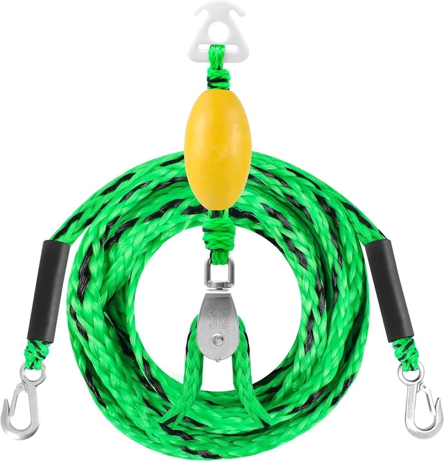 Main image of Heavy Duty Boat Tow Harness for Tubing, Watersports Self Centering Tow Rope for Tubing, Boat Tow Harness for Towing Towable Tube, Water Ski, Wakeboard