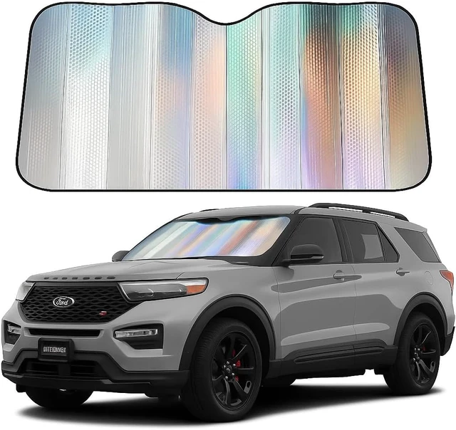 Alt view image 6 of 7 - Holographic Windshield Sun Shade - 28 x 58 in, Large