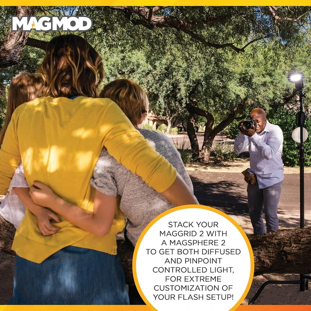 Alt view image 4 of 5 - MagGrid 2 Light Modifier, Photography Lighting Flash Modifier