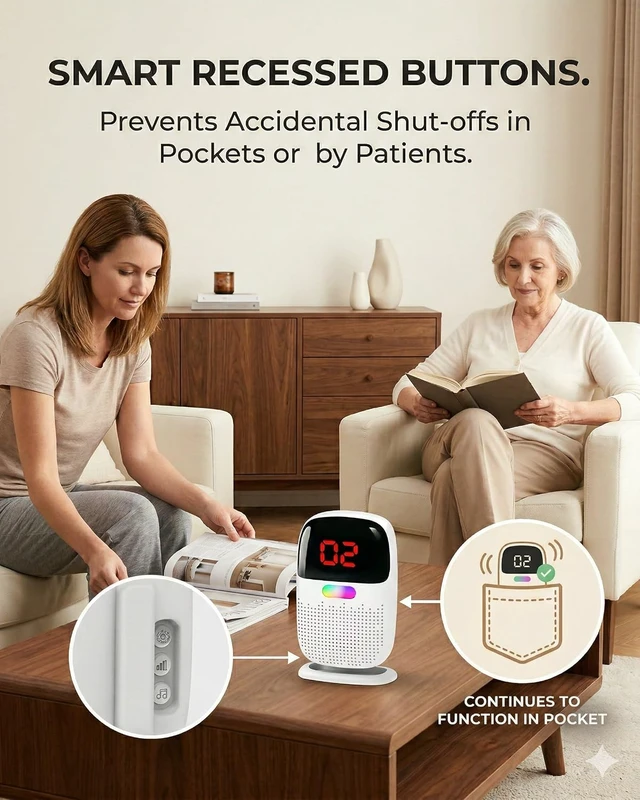 Alt view image 7 of 7 - Rechargeable Door and Window Alarms for Dementia Wandering Seniors