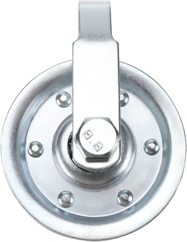 Alt view image 7 of 7 - Garage Door Cable and Pulley Kit, Including 2 Pairs of Galvanized Aircraft Cables and 4pcs Heavy Duty 3" Pulley Sheaves