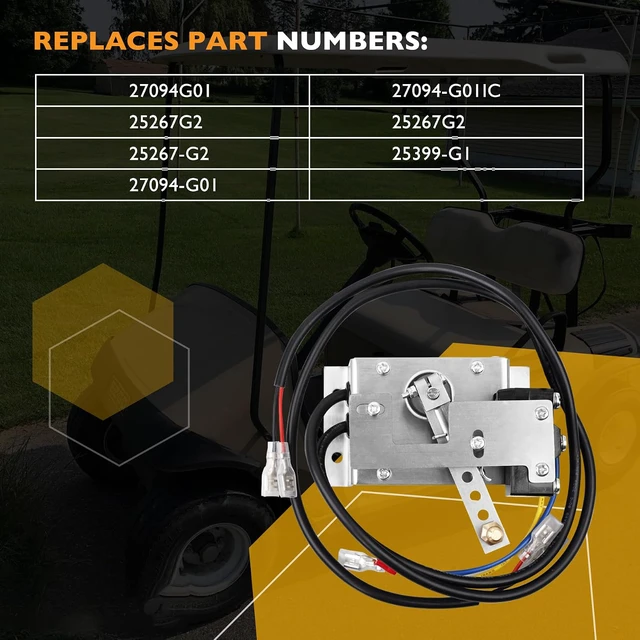 Alt view image 2 of 6 - Golf Cart Throttle Potentiometer with Micro Switch Compatible with EZGO Marathon Electric Golf Cart 1989-1994, Upgraded Version Throttle Potentiometer Replace# 27094-G01, 25267G2, 25399G1, 27094G01