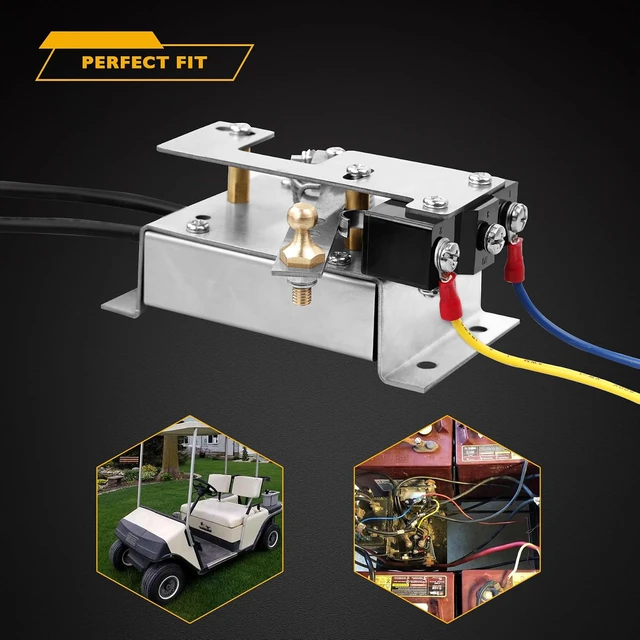 Alt view image 5 of 6 - Golf Cart Throttle Potentiometer with Micro Switch Compatible with EZGO Marathon Electric Golf Cart 1989-1994, Upgraded Version Throttle Potentiometer Replace# 27094-G01, 25267G2, 25399G1, 27094G01