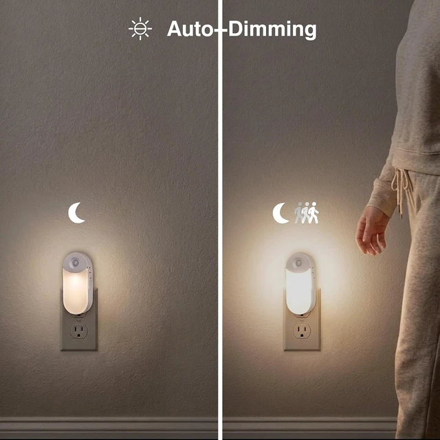 Alt view image 2 of 7 - 4-in-1 Power Failure Night Light,Flashlight,Motion Sensing, 3-Pack