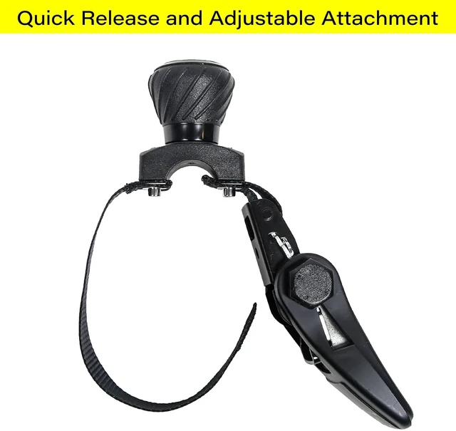 Alt view image 3 of 6 - Steering Wheel Knob Spinner Suicide Knob Fit for Steering Wheel, for Cars, Semi Truck, Forklifts, Tractors, Boat, and Golf Cart