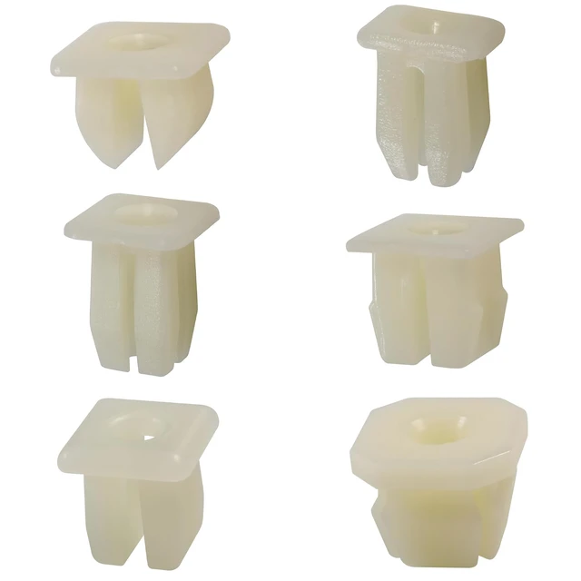 Alt view image 5 of 7 - 330pcs Grille & Headlight Bezel Nylon Nut #6, #8, #10 Screw Grommet Assortment for GM for Chrysler for Toyota for Honda for Mazda for Nissan for Mitsubishi Headlamp Fender Bumper License Nut