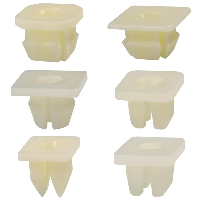 Alt view image 6 of 7 - 330pcs Grille & Headlight Bezel Nylon Nut #6, #8, #10 Screw Grommet Assortment for GM for Chrysler for Toyota for Honda for Mazda for Nissan for Mitsubishi Headlamp Fender Bumper License Nut