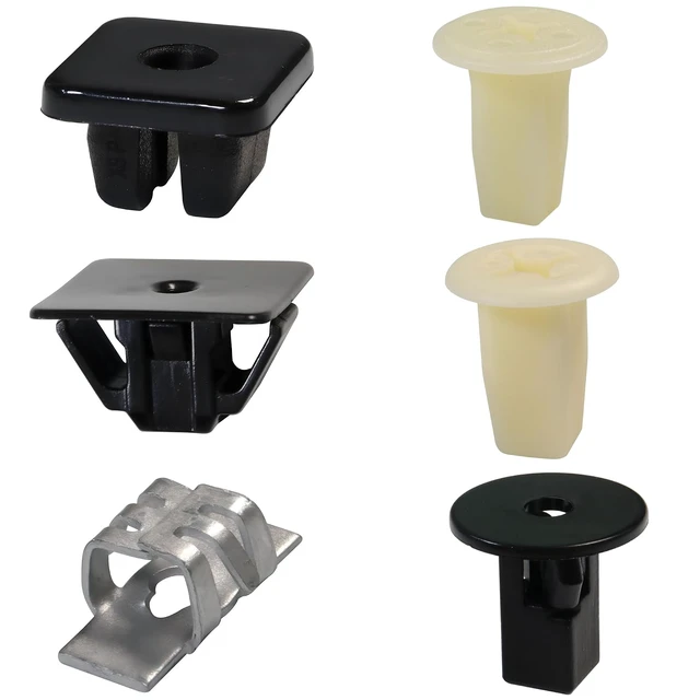 Alt view image 7 of 7 - 330pcs Grille & Headlight Bezel Nylon Nut #6, #8, #10 Screw Grommet Assortment for GM for Chrysler for Toyota for Honda for Mazda for Nissan for Mitsubishi Headlamp Fender Bumper License Nut