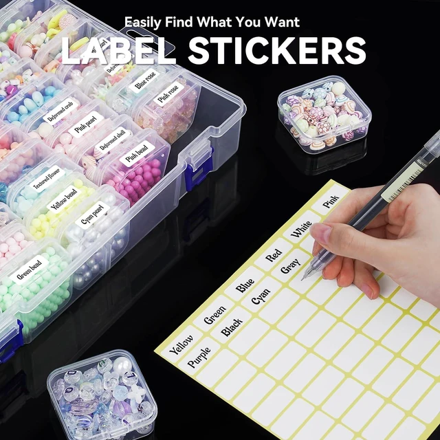 Alt view image 5 of 7 - Bead Organizer Box, 138Pcs Small Bead Organizers and Storage