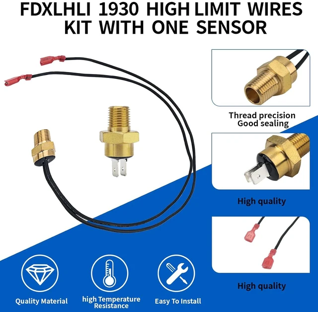 Alt view image 2 of 6 - Pool Heater High Limit Switch Compatible with Hayward H-Series