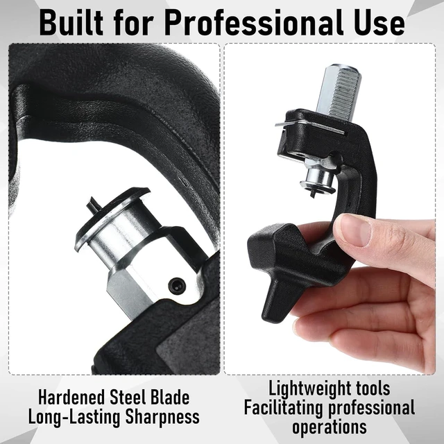 Alt view image 3 of 6 - 1 Pcs Cable Stripper Adjustable Cutting Depth for 6-28 mm Wire