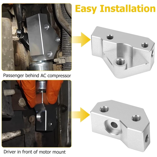 Alt view image 7 of 7 - Knock Sensor Relocation Brackets with Sensor Harness Kit for LS Gen 3