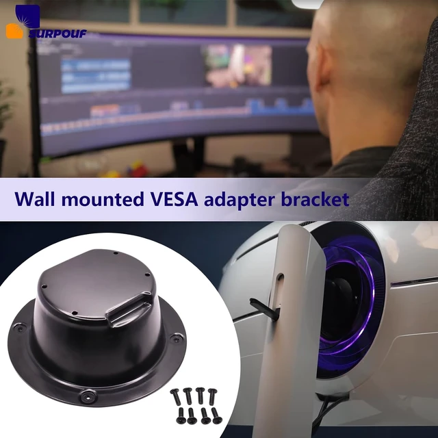Alt view image 3 of 6 - Wall Mount VESA Adapter Bracket Fits For Odyssey G9 Models C49G95SSN,C49G75T C49F95TSSC,LC49G95TSCSXXK