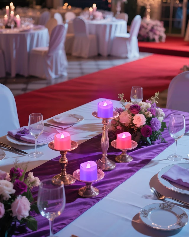 Alt view image 7 of 7 - Rechargeable Color Changing Tea Lights Candles with Remote & Timer