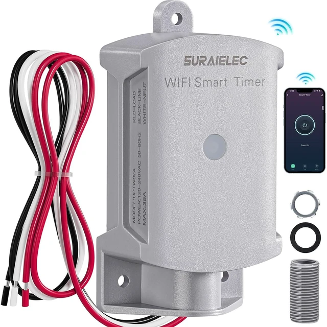 Main image of 35 AMP Wi-Fi Smart Timer Switch for Outdoor Electrical Boxes