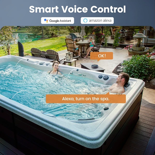 Alt view image 4 of 7 - 35 AMP Wi-Fi Smart Timer Switch for Outdoor Electrical Boxes