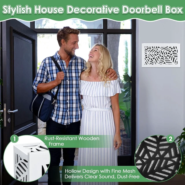 Alt view image 4 of 7 - Wired Doorbell Chime Box for 16V Doorbell Systems, White