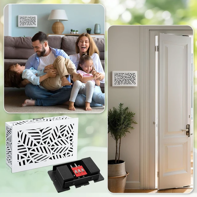 Alt view image 6 of 7 - Wired Doorbell Chime Box for 16V Doorbell Systems, White