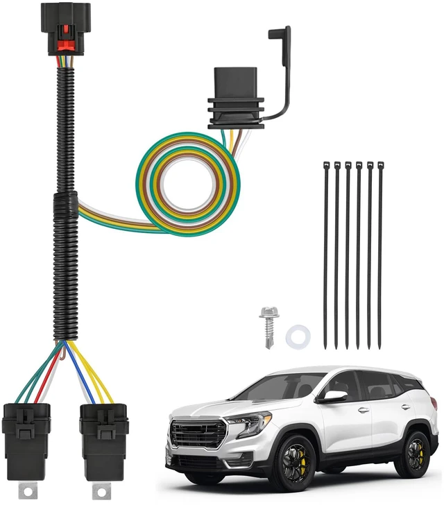 Main image of 4 Pin Trailer Wiring Harness Kit 56429 Simple Fit Hitch