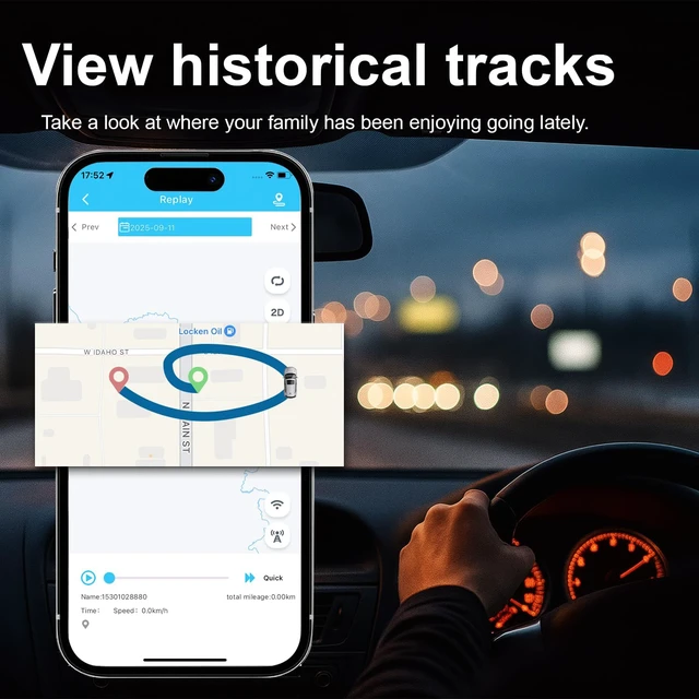 Alt view image 4 of 7 - Portable Magnetic GPS Tracker for Vehicles & Car Tracking