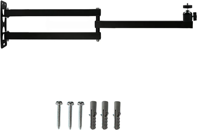 Main image of Foldable Projector Wall Mount Universal Ceiling Wall Projector Mount Stand Projectors Bracket,1/4" Screw Size (Wall Mount) (B 16.1 * 15.7in)