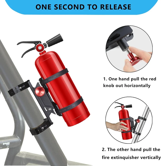 Alt view image 4 of 7 - Fire Extinguisher Mount Bracket Aluminum