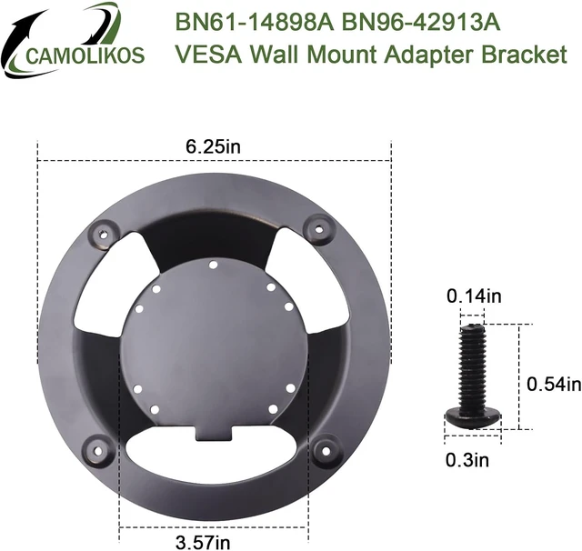 Alt view image 2 of 7 - BN61-14898A BN96-42913A VESA Wall Mount Adapter Bracket for LC49RG90SSNXZA - BN61-14898A