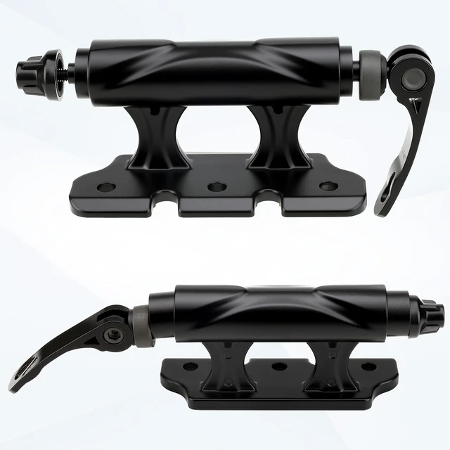 Alt view image 7 of 7 - 2PCS Bike Fork Mount Block, Alloy Quick Release Thru Axle