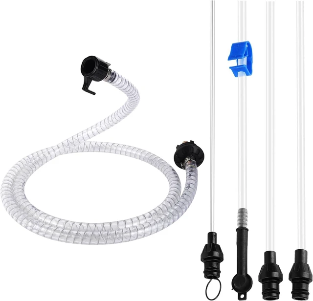 Main image of 5-Piece Fluid Extractor Hose Kit, Pneumatic/Manual, 59 in Steel-Wire PVC