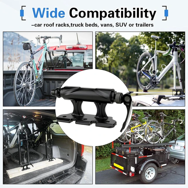 Alt view image 2 of 7 - 2PCS Bike Fork Mount Block, Alloy Quick Release Thru Axle