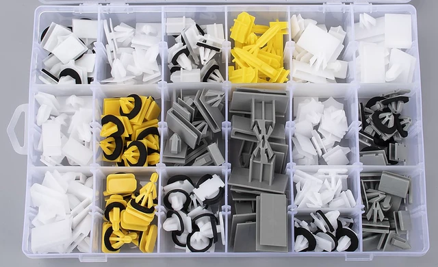 Alt view image 3 of 4 - 178pcs Body Side & Exterior Trim Rocker Molding Clips Assortment for GM Buick Cadillac Chevy GMC