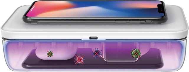Main image of UV Phone Sanitizer Box Modern UV Sanitizer for Smartphones and More