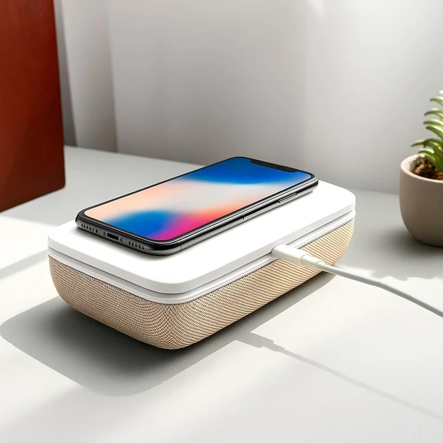 Alt view image 2 of 7 - UV Phone Sanitizer Box Modern UV Sanitizer for Smartphones and More