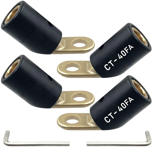 Main image of 4PC CT-40FA Welding Terminal Connector, Welding Lug Connectors Adapter