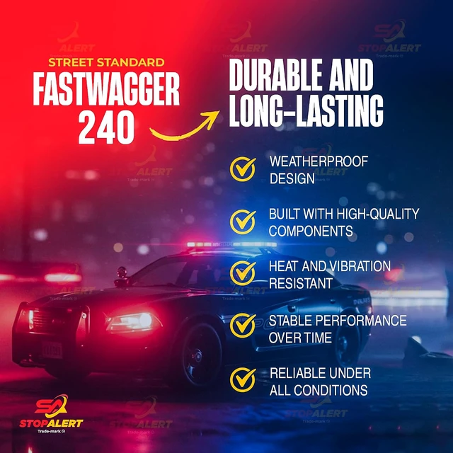 Alt view image 5 of 7 - FastWagger 240w Headlight Safety Alternating Wig Wag Flasher Strobe Module