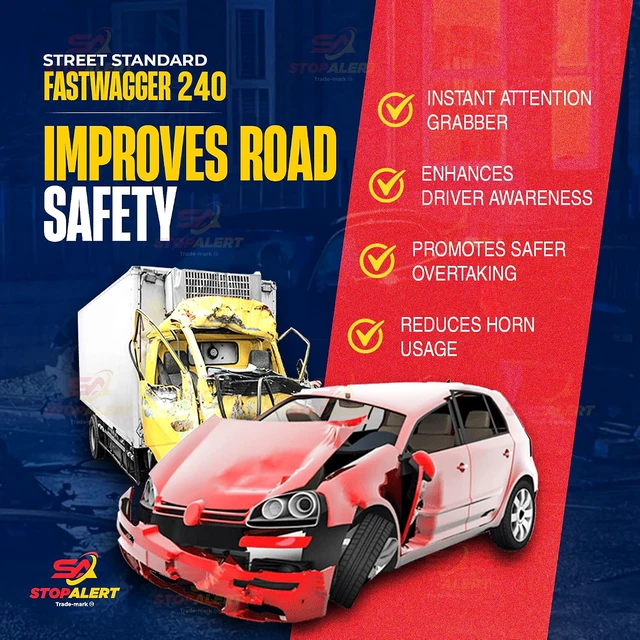 Alt view image 7 of 7 - FastWagger 240w Headlight Safety Alternating Wig Wag Flasher Strobe Module