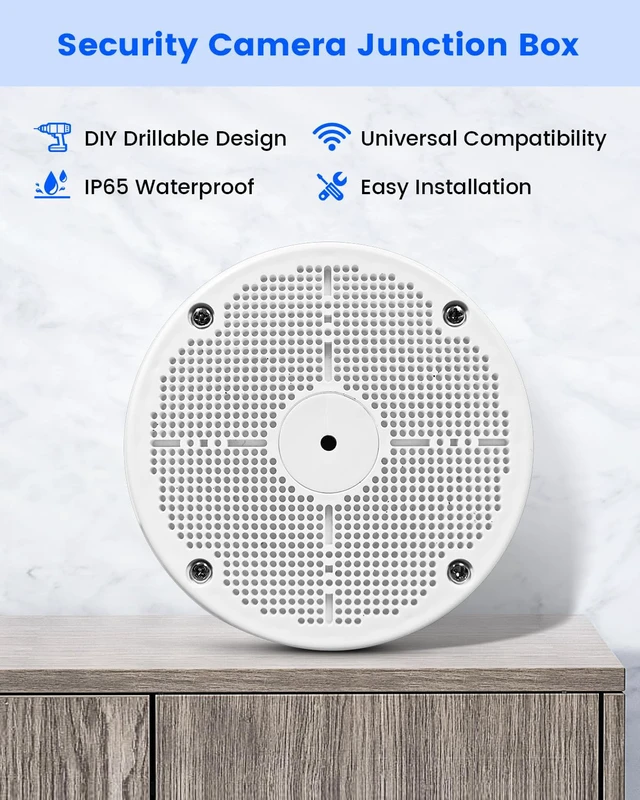 Alt view image 2 of 7 - Universal Security Camera Junction Boxes, Hide Cable Concealment Box