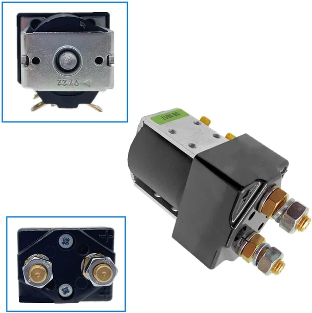 Alt view image 4 of 6 - Contactor SW80B-156, 48V 125A For Curtis ZAPI B4SW11 Controller, Electric Forklift/Golf Cart Solenoid,Single Pole Single Throw SW80B156 SW80156
