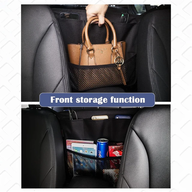 Alt view image 3 of 7 - Car Organizer Between Seats, Garbage Trash Bag, Purse Holder, Dog Barrier