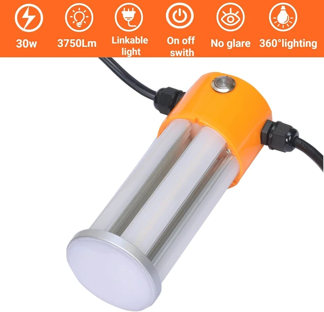 Alt view image 3 of 6 - LED Temporary Work Construction String Light, 30W,5000K