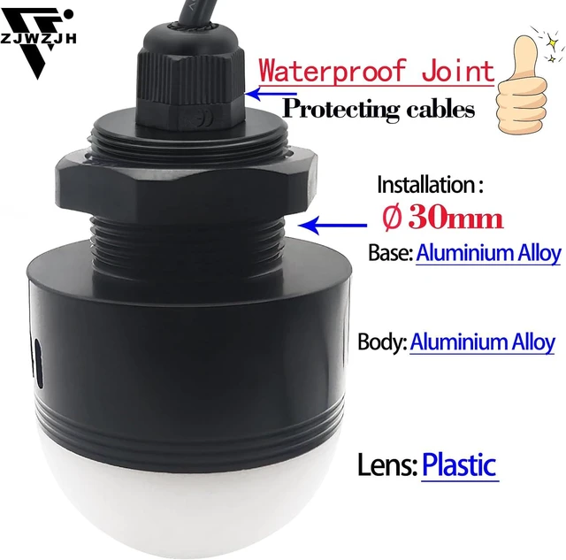 Alt view image 5 of 7 - 3-Color LED Warning Light, 30mm Hole, Red/Yellow/Green Stack Light, 85dB Buzzer, Industrial Indicator Beacon, Column Signal Tower 24V Metal Base